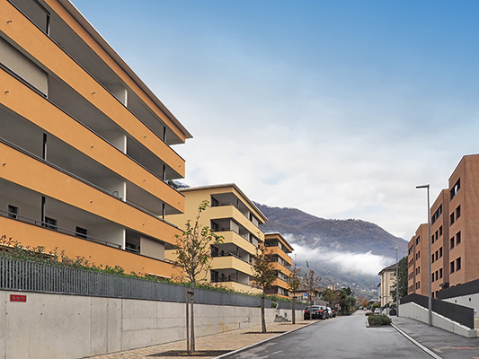 Piano quartiere Residenza ai Fiori, Tenero, Svizzera - 3GA Architetti